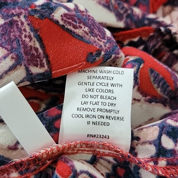 Happy X Nature Kate Hudson Phoenix Butterfly Ruffled Red Mini Dress XXS - Picture 14 of 15